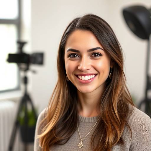 Retrato de Sofia Martins, Editora de Vídeo do Estüdio Criativa.
