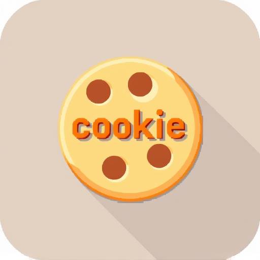 Ícone de um cookie, representando a política de cookies.